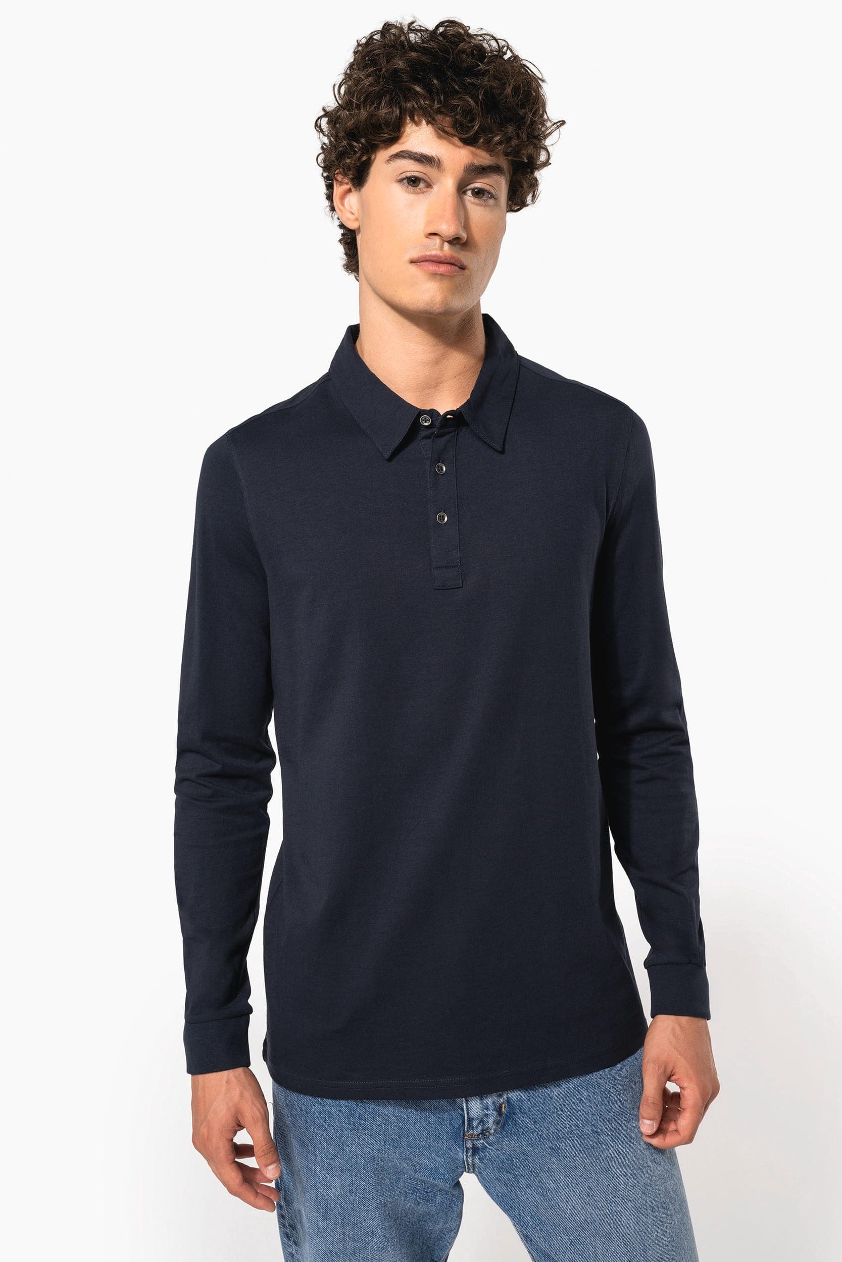 Polo jersey manches longues homme Kariban
