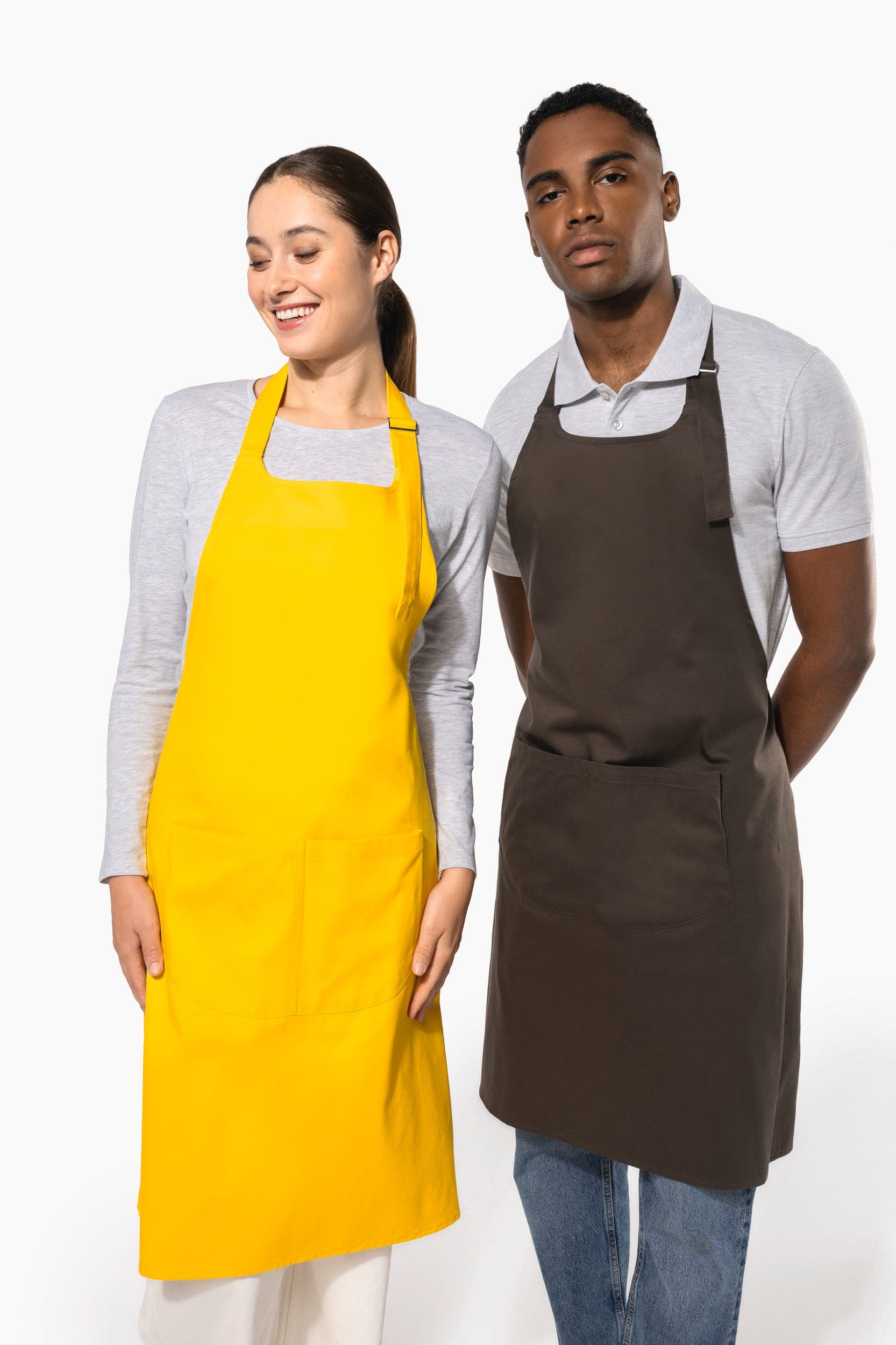 Tablier coton avec poche Kariban