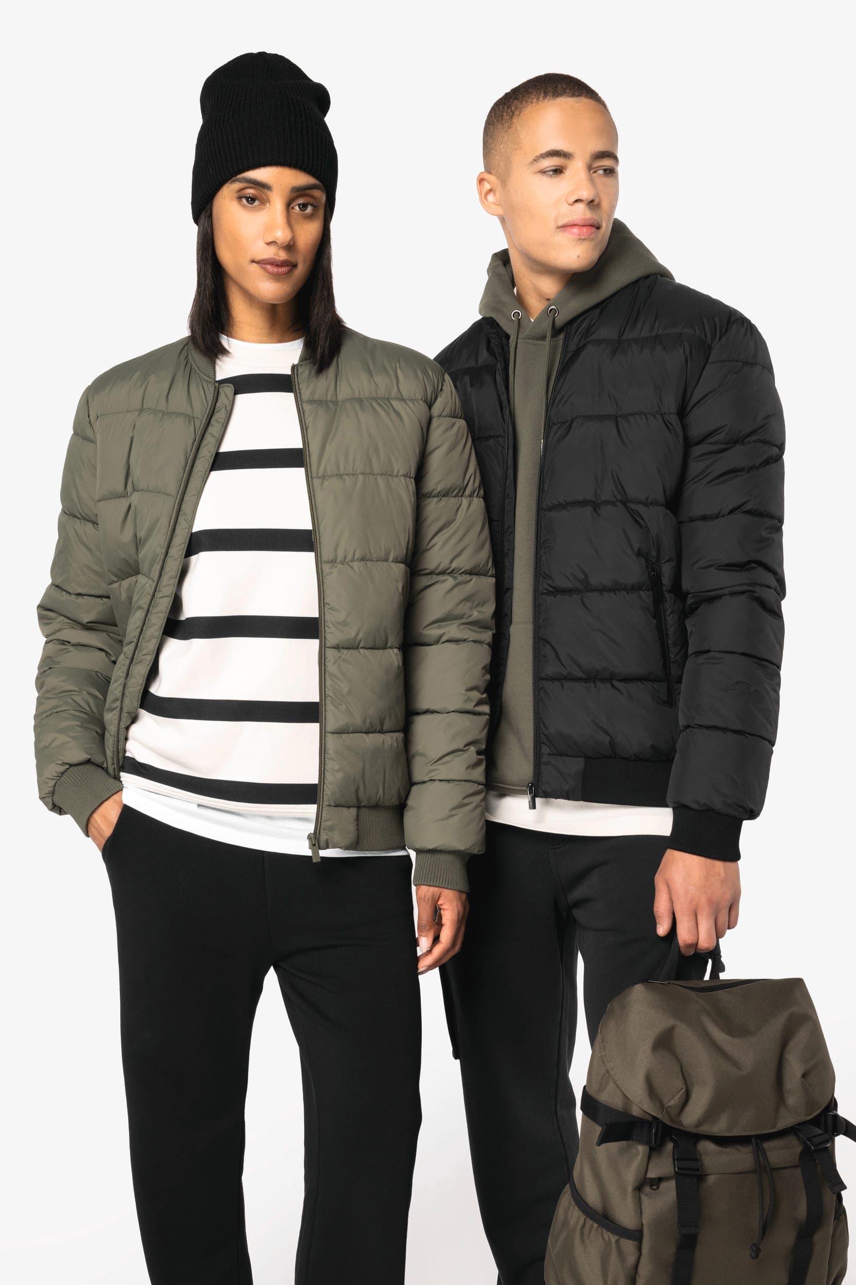 Veste matelassée écoresponsable à col teddy unisexe Native Spirit