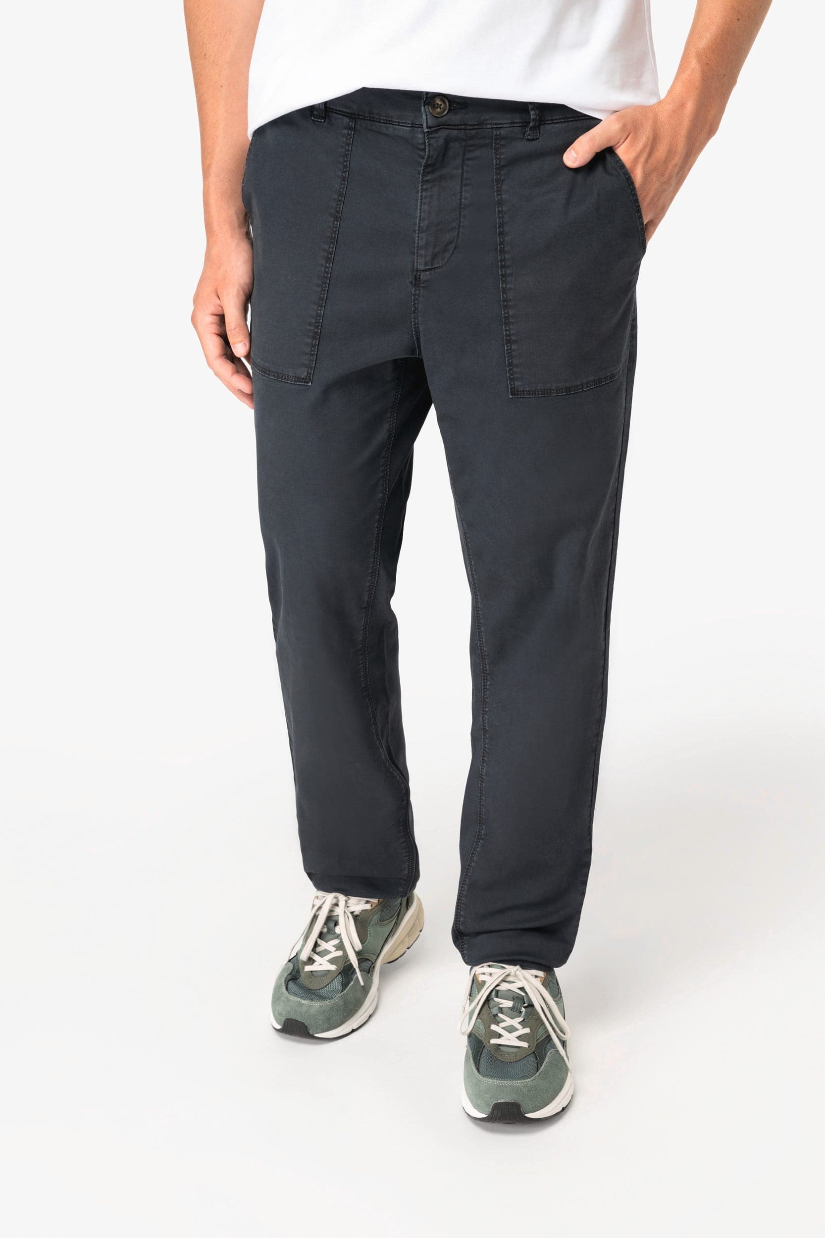 Pantalon utility écoresponsable délavé homme Native Spirit