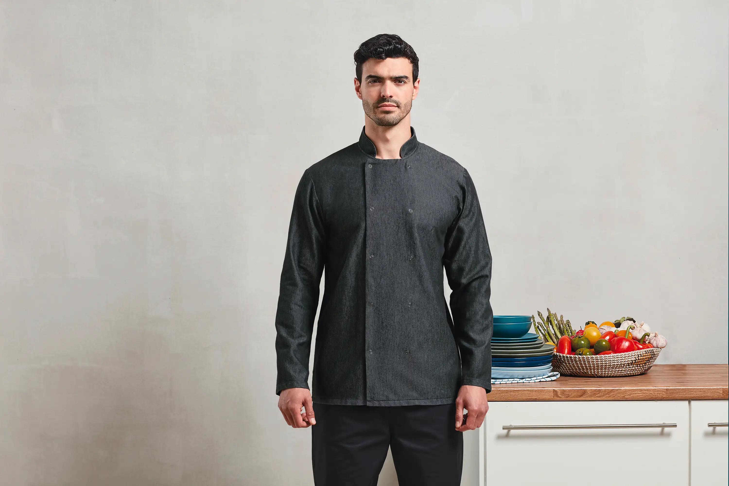 Veste Denim chef cuisinier Premier