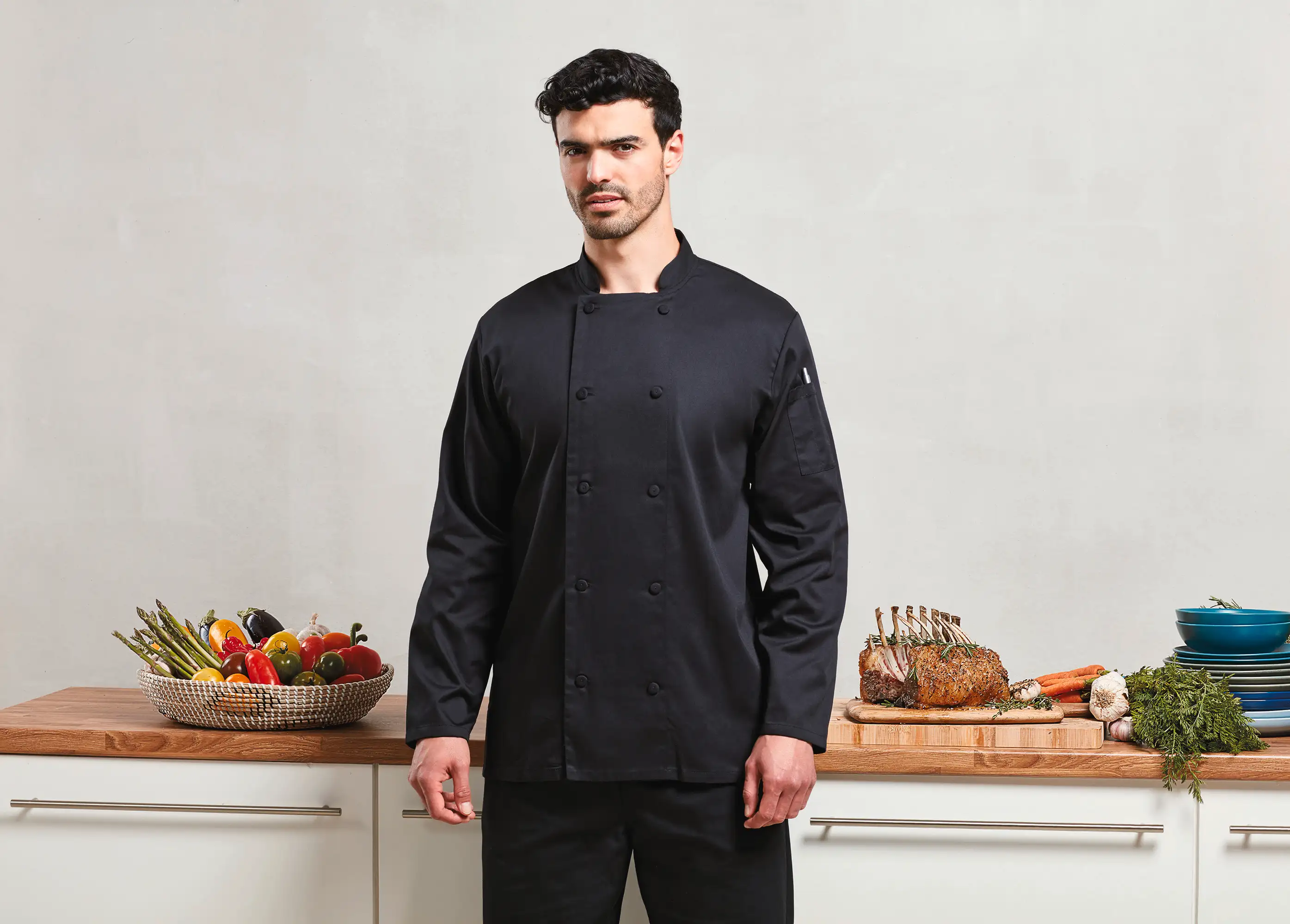 Veste chef cuisinier manches longues Coolchecker® Premier