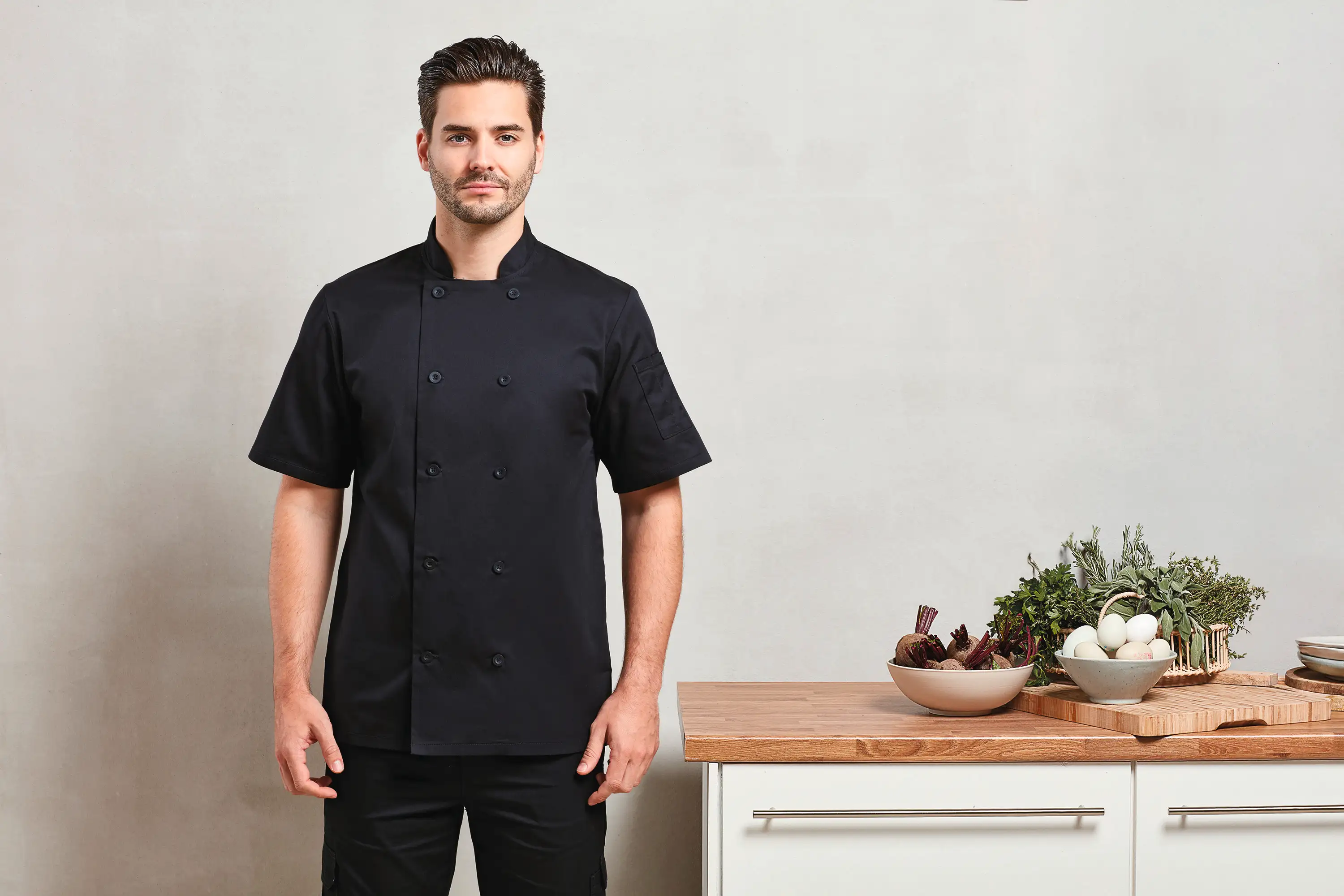 Veste de cuisine manches courtes Premier