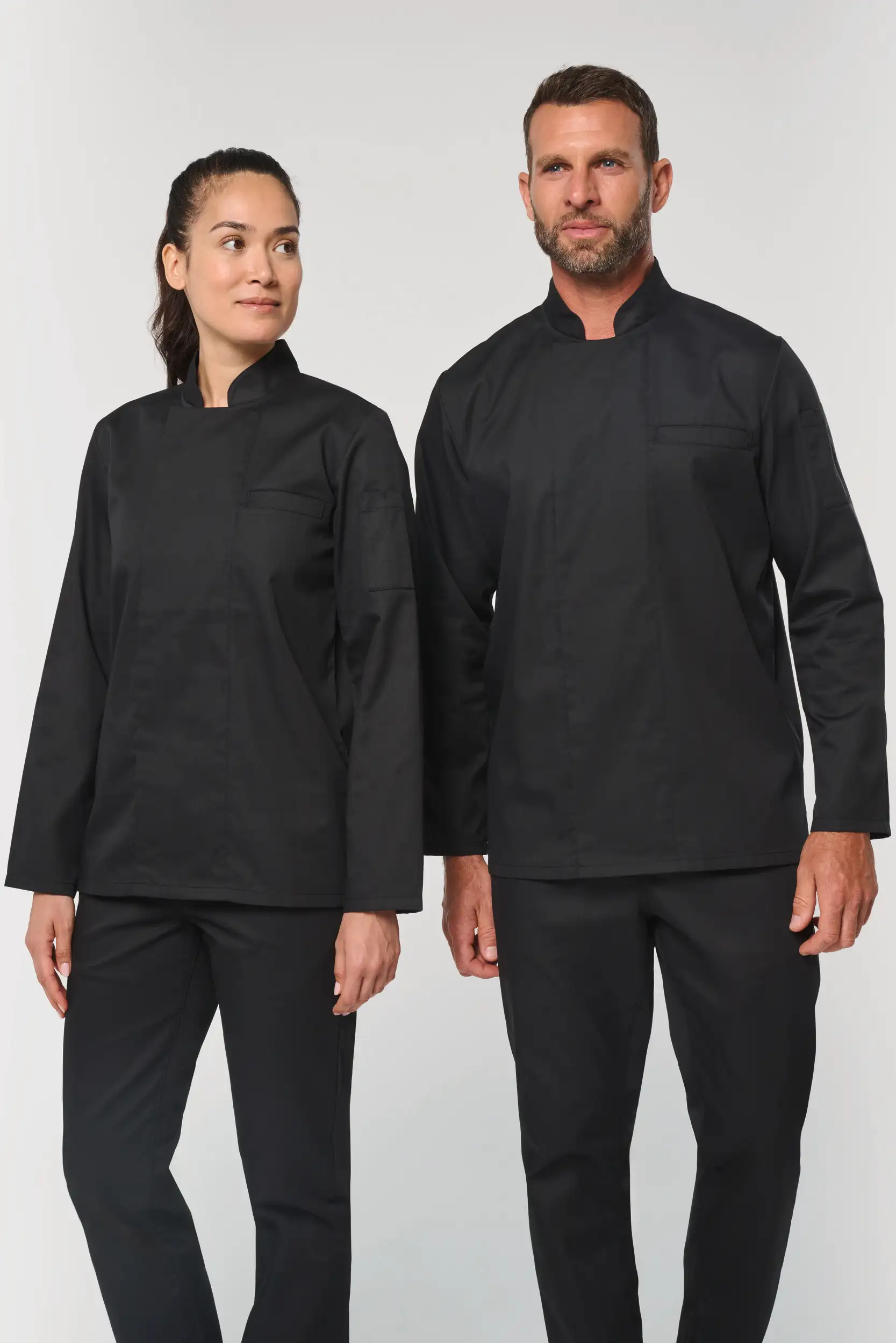 Veste de cuisine écoresponsable manches longues unisexe WK. Designed To Work